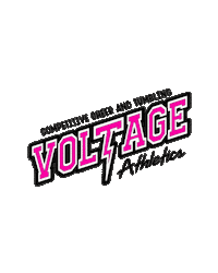 VoltageAthletics cheer cheerleading tumbling voltage Sticker