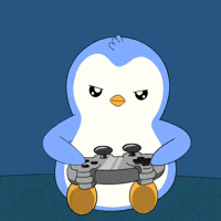 Playing Pew Pew GIF by Pudgy Penguins
