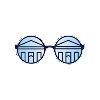 LongwoodCGPS cool college sunglasses education Sticker