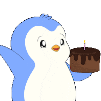Happy Birthday Penguin Sticker by Pudgy Penguins