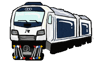 Train 火車 Sticker