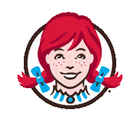 Wendys Blue Bow Sticker by Wendy's