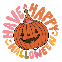 Celebrate Trick Or Treat Sticker by Doodle by Meg