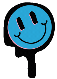 jesusmartp happy art illustration vintage Sticker
