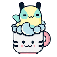 happy cat Sticker by wuxanos