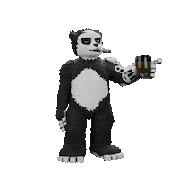 Crypto Smoking Sticker by Endangered Labs