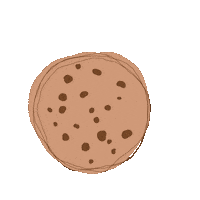 illustratingiris food eating chocolate sunday Sticker