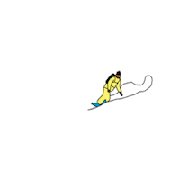 Legend Snowboard Sticker by Ski Town All-Stars