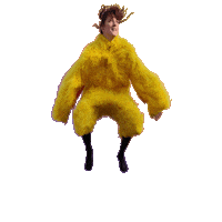 ToukanToukan fun animal jump chicken Sticker