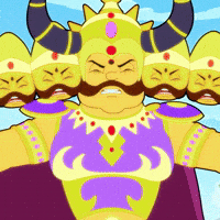 Navratri Garba GIF by Chhota Bheem