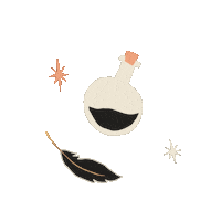 Black Magic Halloween Sticker