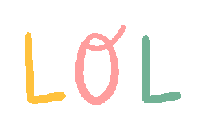 Pink Laugh Sticker