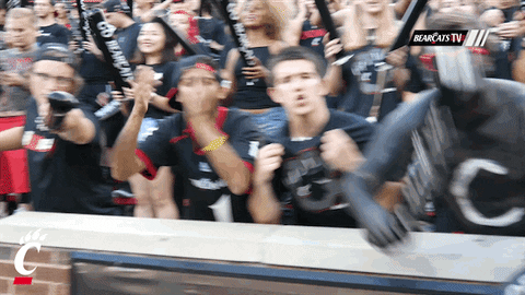 awkward cincinnati bearcats GIF by University of Cincinnati Athletics
