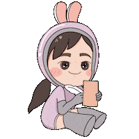 Bunny Writing Sticker