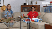 Watching Tv Tim And Leanne GIF by Gogglebox Australia