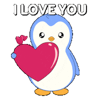 I Love You Sticker by Pudgy Penguins