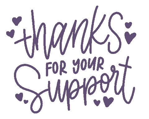 Thank You For Your Support Sticker