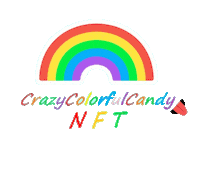 asahi11 crazy nft colorful candy Sticker