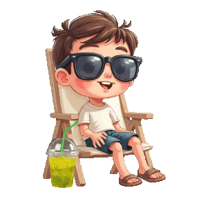 Summer Beach Sticker