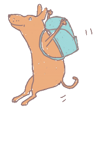 Dackel Sticker by Susann Stoebe