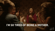 ifc kids tired wine drunk GIF