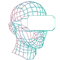 CreativeVR future head virtual vr Sticker