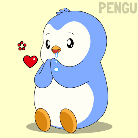 In Love Wow GIF by Pudgy Penguins