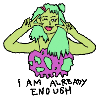 Girl Illustration Sticker