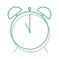 alluna_schlaf clock alarm guten morgen schlafen Sticker