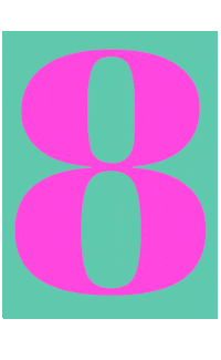 Numbers Otto Sticker