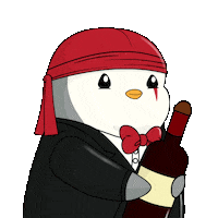 Celebrate New Year Sticker by Pudgy Penguins