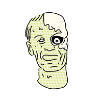 fortuworld zombie fortu fortuworld Sticker