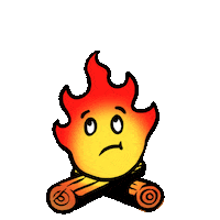 Camping Camp Fire Sticker by Jugendleiter-Blog