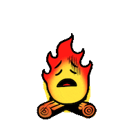 Camping Camp Fire Sticker by Jugendleiter-Blog