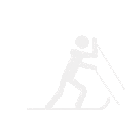 neveitalia cross country cross country skiing sci di fondo nordic ski Sticker