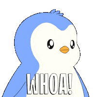 No Way Wow Sticker by Pudgy Penguins