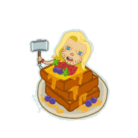 Apeirently breakfast avengers thor mcu Sticker