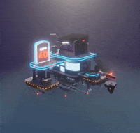 Neon Flying GIF by theCEMarts