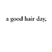 Good Hair Day Sticker by Eva NYC