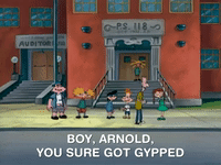 hey arnold nicksplat GIF
