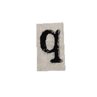 Typography Collage Sticker