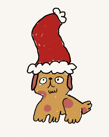 Dog Christmas GIF
