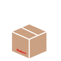raben_group delivery box transport logistics Sticker