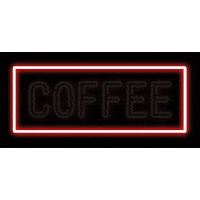 coffee neon Sticker
