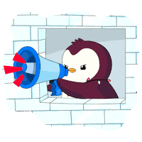 Listen Breaking News Sticker by Pudgy Penguins