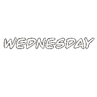 Wednesday Onsdag Sticker