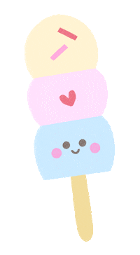 Happy Ice Cream Sticker by Catharina Stewart