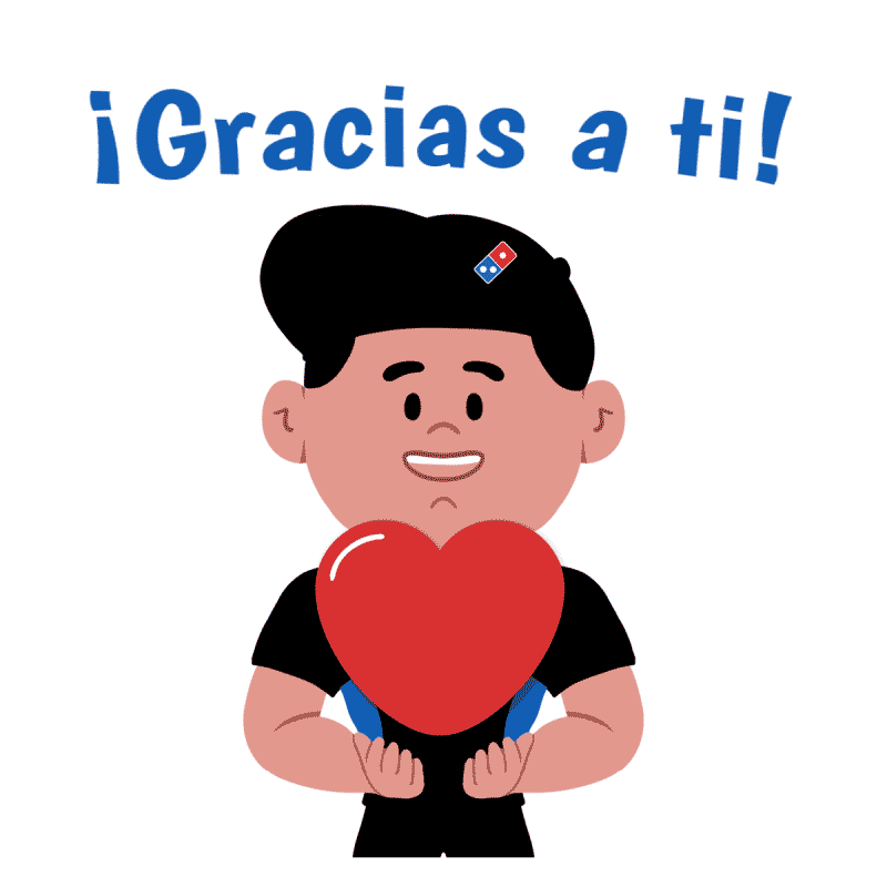Heart Love Sticker by Domino's Wow