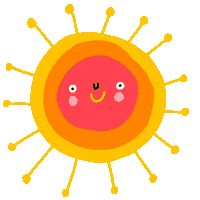 Happy Summer Sticker by Linzie Hunter