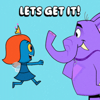 High Five Lets Go GIF by VeeFriends